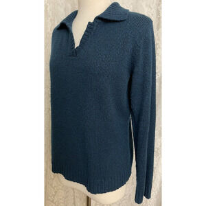 Karen Scott Women's Sweater Size M Pullover Blue Pre-owned